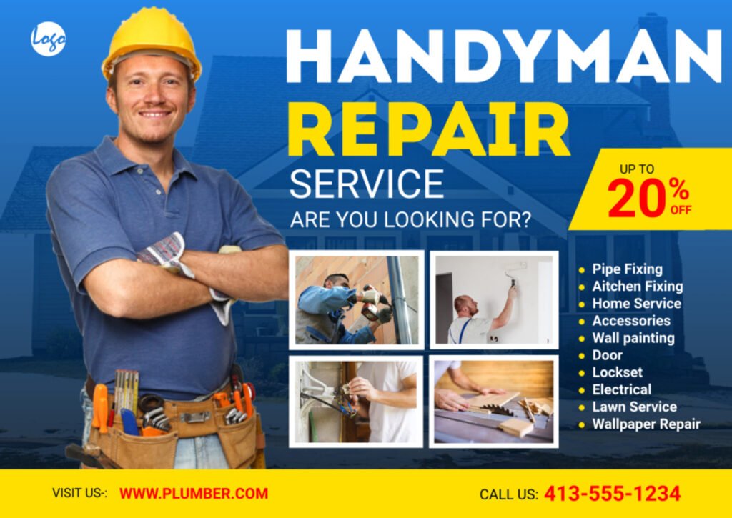 Handyman Postcard