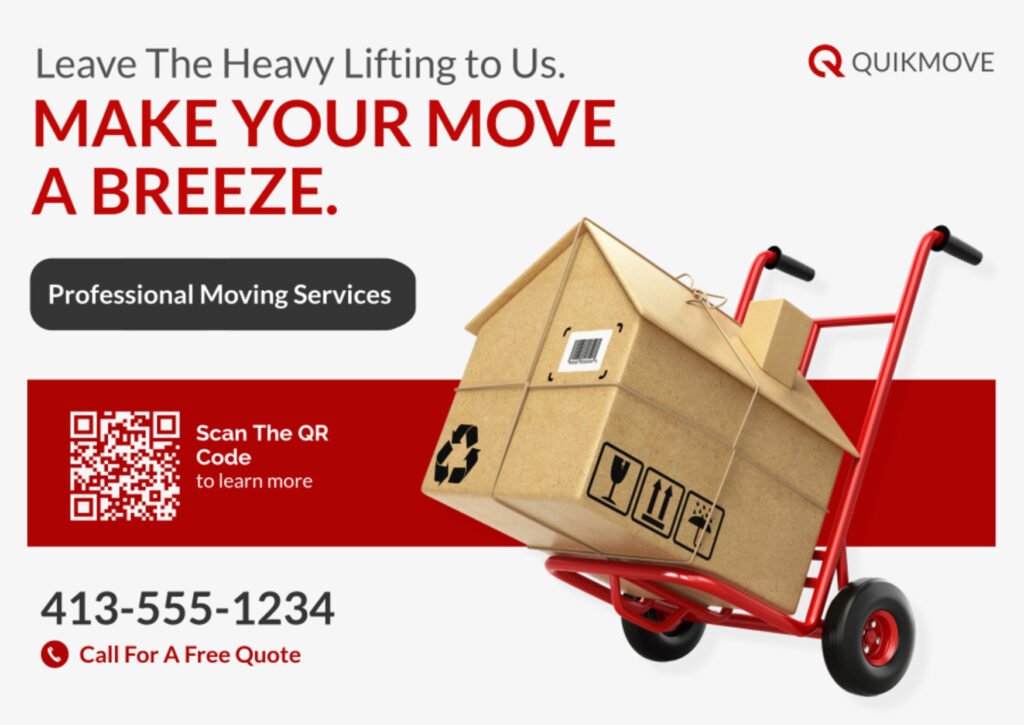 Moving Service Postcard