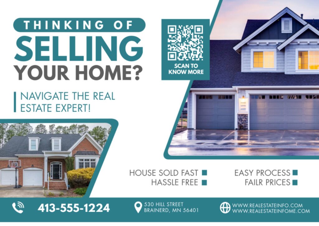 Real Estate Postcard